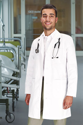 Bata (Doctor) de Manga Comprida – Conforto e Elegância Profissional