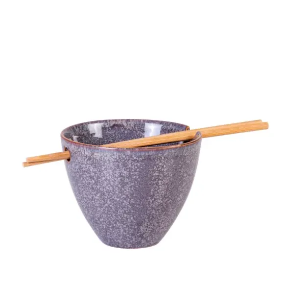 Cassis Tigela Com Paus Chineses - Image 3