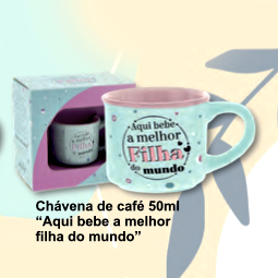Copo Café Lovely Story – Aqui Bebe a Melhor Filha do Mundo