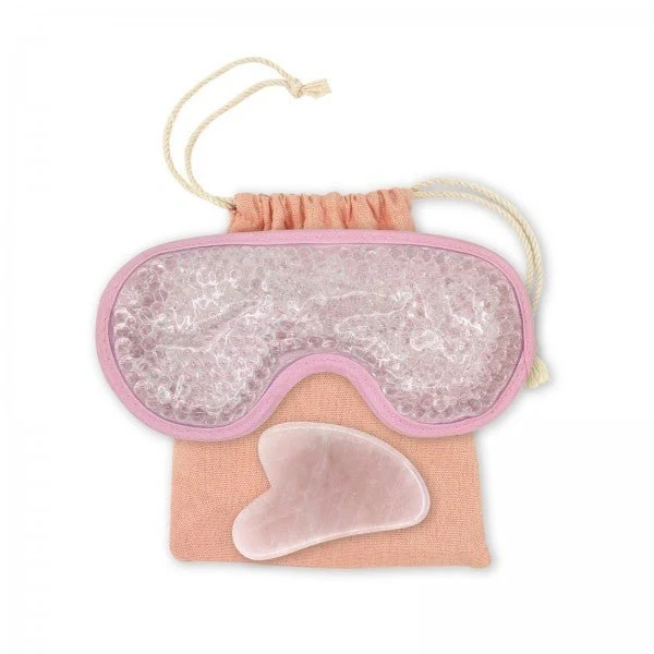 Mascarilla para Ojos ThermoConfort y Kit de Gua Sha de Cuarzo Rosa - Image 7